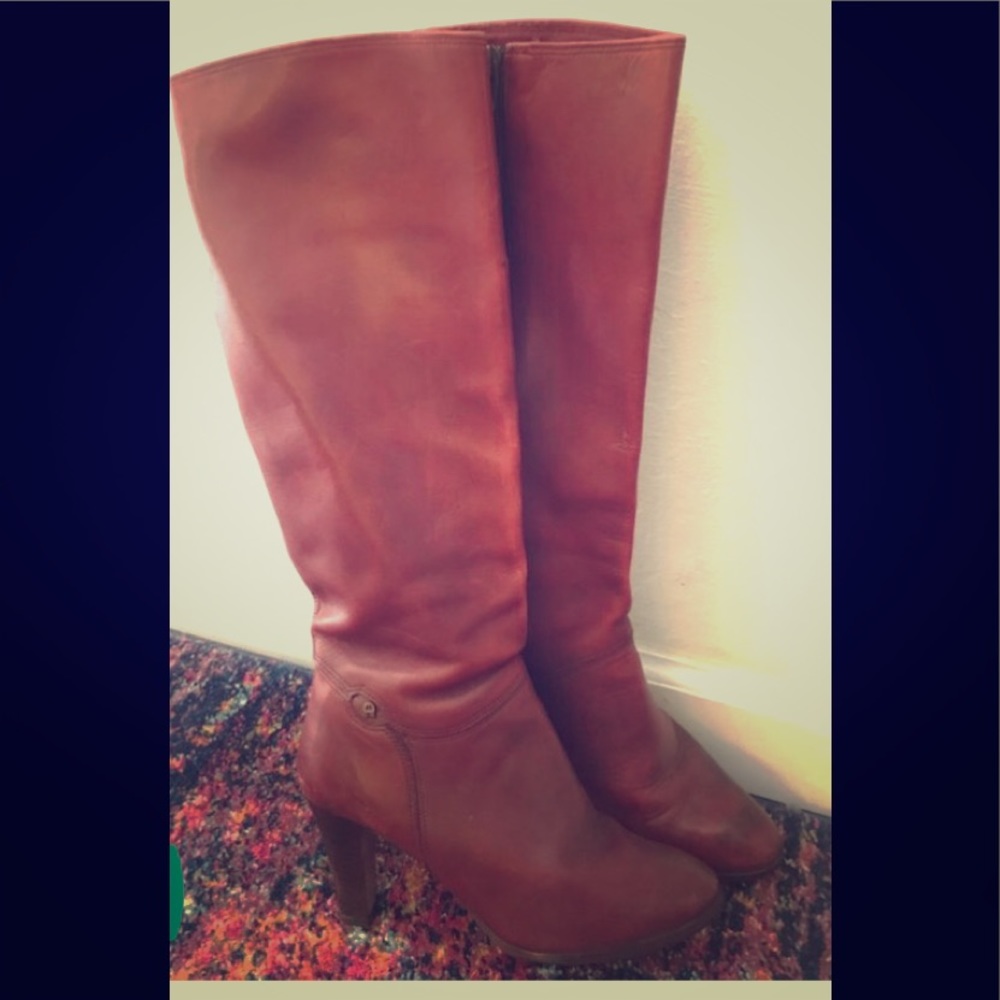 Vintage Burgundy Boots size 5.5